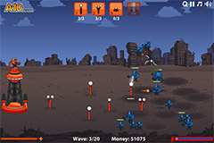 Bild från spelet Tesla Defense