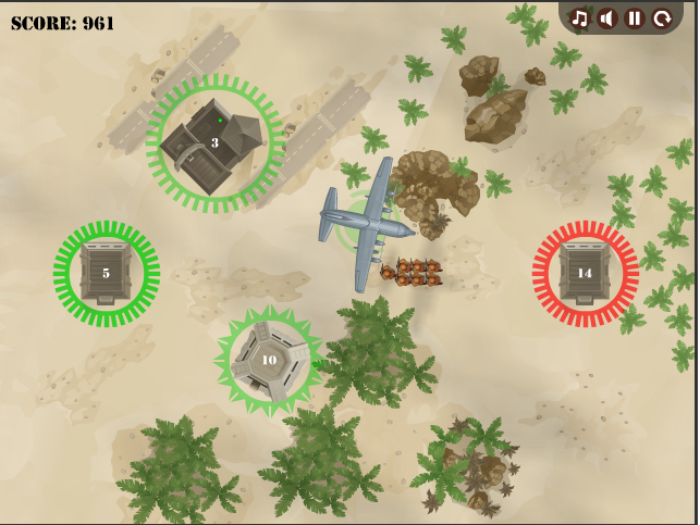 Bild från spelet Airborne Wars