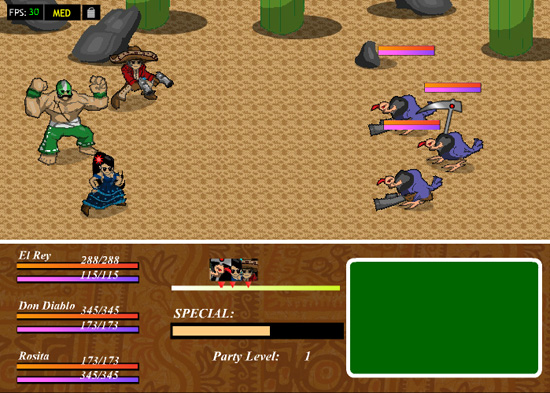 Bild från spelet Bandido's Desert
