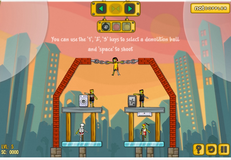 Bild från spelet Zombie Demolisher