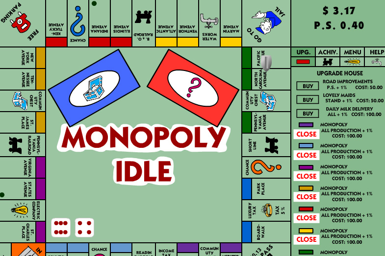 Bild från spelet Monopoly idle