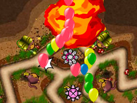 Bild från spelet Bloons tower defense 4