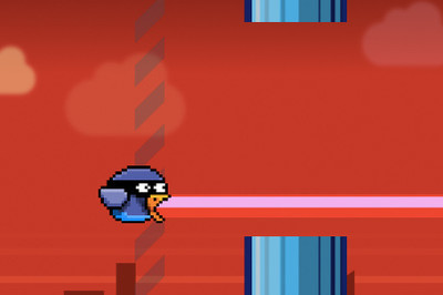 Super flappy lasers