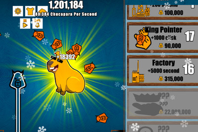 Bild från spelet Capybara Clicker