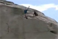 Backflip fail från berg