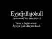 Kan du säga Eyjafjallajökull?