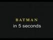 Batman på 5 sekunder