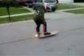 Raketdriven skateboard