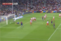 Zlatans första mål i Barcelona