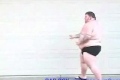 Fat Guy Dancing the BAD BOY Dance