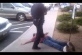 Cop tasers and kicks compliant mentally handicap man.