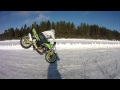 Is-körning med sporthoj - Ice stunting by David Hjulfors